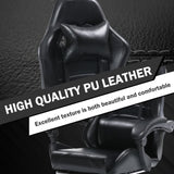 Gaming Computer Chair with Wheels, Adjustable Height Pu Leather Gamer Chair Office Desk 75178861