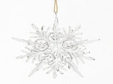 Set of 6 Iron Snowflake Hanger, Decorative Hanging Ball Christmas Tree Ornaments for Holiday Party 23524894