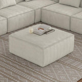 Sectional Sofa Ottoman with Storage, Cream W3147P277227