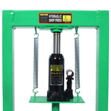 6 Ton Hydraulic Press, Benchtop Hydraulic Shop Press, H-Frame Garage Floor Press with Press Plates, 95736119