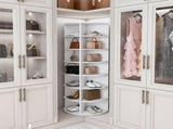 Rotating Shoe Rack Tower, 7-Tier Spinning Storage Rack, Free Standing 360&deg Revolving Shoe 76765227