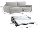 Jinn Beige Chenille Sofa w/Sleeper B2758P509294