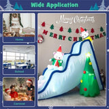 9 Feet Christmas Decoration Inflatable Polar Bear Slide Scene Decoration 27211841