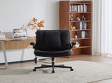 Criss Cross Legged Office Chair with Flip-Up Back Built-In Dynamic Airbag Lumbar Support, Wide Seat 00438855