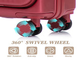 14"/20" 2 pcs/set in ABS Spinner Wheel Luggage, with Combination Lock and Front Opening Design, 14" 40167938
