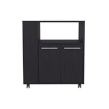 Eldon Two-Door Kitchen Base Cabinet Cart with four Shelves, Side Shelves, Cabinet, Kitchen Storage B070P286443