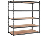 48" L x 24" W x 72" H Heavy Duty Garage Shelves, 5-Tier Adjustable Utility Rack with 2000 lbs 50502350