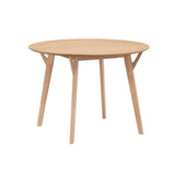 ZUN 42.01 Inch Saving Place Table,Wooden Dining Table 4 Persons,Modern Design Round Kitchen Table W2582P197670