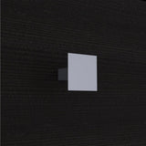 Nightstand 22"H, Two Drawers, Superior Top, Metal Handle, Black B097133085