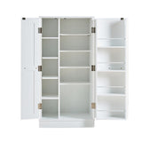 Kitchen Pantry Storage Cabinet,Freestanding Pantry Cabinet with Doors & Adjustable Shelves, Small W3417P315037