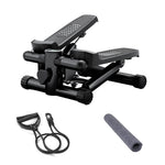 ZUN Mini Fitness Stepper, Hydraulic Fitness Stepper with Resistance Bands and Display, Silent Design, 93159575