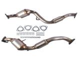 2X Front Catalytic Converters Replacement for Porsche Cayenne 3.6L V6 2008-2010 955113034AX 44180567