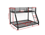 Metal Twin XL Full Bunk bed for Kids and Adults W3375P302286