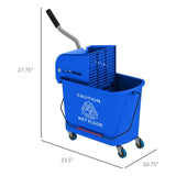 ZUN Cleaning bucket with wheels （Prohibited by WalMart） 91170396