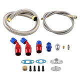 T3 T4 Turbo IntercoolerOil Lines Starter Setup Kit Fit For T3 T4 T04E Turbocharger 32794836