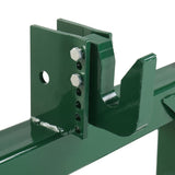 3 Pt Quick Hitch Adapter For Category 1 & 2 W/ Adjustable Bolt Tractor 3000lb,Green 72514488
