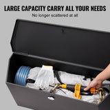 36" Heavy Duty Steel Trailer Tongue Tool Box with Lock and Keys, 12"x12" Utility Storage for Pickup 10907622