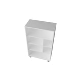 Charco Bookcase in Melamine with Six Shelves, Black B128P244989