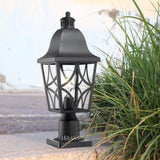 Outdoor Post Lights Lamp Post Light Fixture, Waterproof Aluminum Housing with Glass, Fence Post Deck W2714P218506