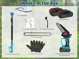 2-in-1 Cordless Pole Saw & Handheld Chainsaw, 4.72in Max Cutting Diameter with Brushless Motor, 24775175