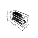 ZUN skid steer post hole auger drive attachment, 18" diameter auger, 46" drilling depth, standard flow W1377P183811