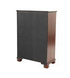 Dark Cherry 1pc Chest Of Drawers Storage Bedroom Furniture Traditional Style Chest B011P238669