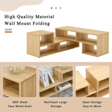 2 Pieces Cube TV Stand,Free Combination Gaming Entertainment Center Media Stand,Open Storage W3226P279109