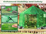 78"x68"x75" Walk-In Mini Greenhouse, Easy Assembly Plant Protection Tent for Year-Round Gardening 65115730