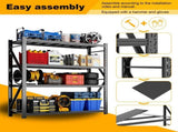 Heavy Duty Garage Shelving Units 72"H48"W24"D, 5-Tier Steel Adjustable Metal Storage Shelves,3000 27824255
