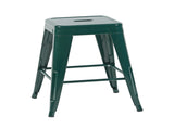 24 Inch Counter Height Stool, Backless Metal Bar Stools Set of 4, Non-Stackable, Detachable & Easy B347P471108