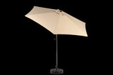 9FT Outdoor Patio Umbrella Outdoor Table Umbrella with Push Button Tilt and Crank, Market Umbrella 6 W640P234563