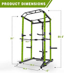 ZUN Home Gym sets Multi-functional Power Cage,Home Adjustable Pullup Squat Rack 1000Lbs Capacity 27734078