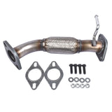 Exhaust Front Flex Pipe without Oxygen Sensor Ports Compatible with Hyundai Sonata 2011-2015 Kia 37313076