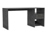 Covington 2-Shelf 1-Drawer Writing Desk Smokey Oak B062111638