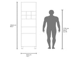 Wenge Open Shelves Kitchen Pantry B062P587724