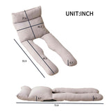 Adjustable head and waist,U-shaped full-body recliner for sleeping,reading and physiotherapy W244P289150