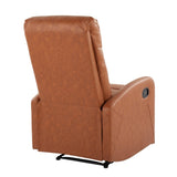 Dormi Contemporary Recliner Chair in Camel Faux Leather by LumiSource B202P223697