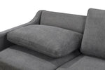 ZUN 69" 3 in 1 Convertible Queen Sleeper Sofa Modern Fabric Loveseat Futon Sofa Couch w/Pullout W1417111822