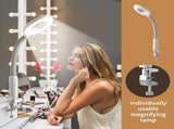 2 in 1 Facial Steamer with 3X Magnifying Lamp, Esthetician Steamer Professional Aromatherapy 91973185