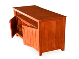 Eucalyptus Sideboard, Natural Oil, High-end Furniture for Outdoor Home B046104519