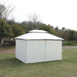 ZUN 13x10 Outdoor Patio Gazebo Canopy Tent With Ventilated Double Roof And Mosquito net W419P144892