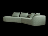 Modern Upholstered Oversized Sectional Sofa, 112-Inch Chenille 4-Seater Extra Deep & Wide Seat W834P323321