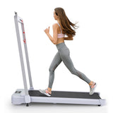 ZUN Treadmill home office use together, the sound is small, you can fold the indoor fitness equipment, 86943078