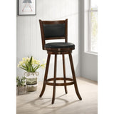 Chestnut and Black Swivel Stool B062P153505