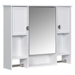 ZUN 35'' x 28'' Modern Wall Mounted Bathroom Storage Cabinet, Bathroom Wall Cabinet with Mirror, 20410048