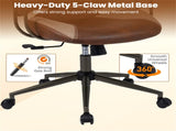 Brown Color Blocking Office Chair with 2D Adjustable Headrest, Ergonomic High-Back Desk Chair 330 61548618