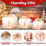 3 PCS Lighted Christmas Gift Box Christmas Decoration 68166477
