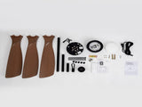 42" ABS Blades Outdoor Ceiling Fan with LED Light Remote Control,Quiet DC Motor 6 Speed W3775P459398