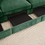 Sofa RSF Velvet-Green W3041P293496