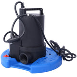 1/4 HP Automatic Swimming Pool Cover Pump 120 V Submersible with 3/4 Check Valve Adapter1850 GPH W465127590